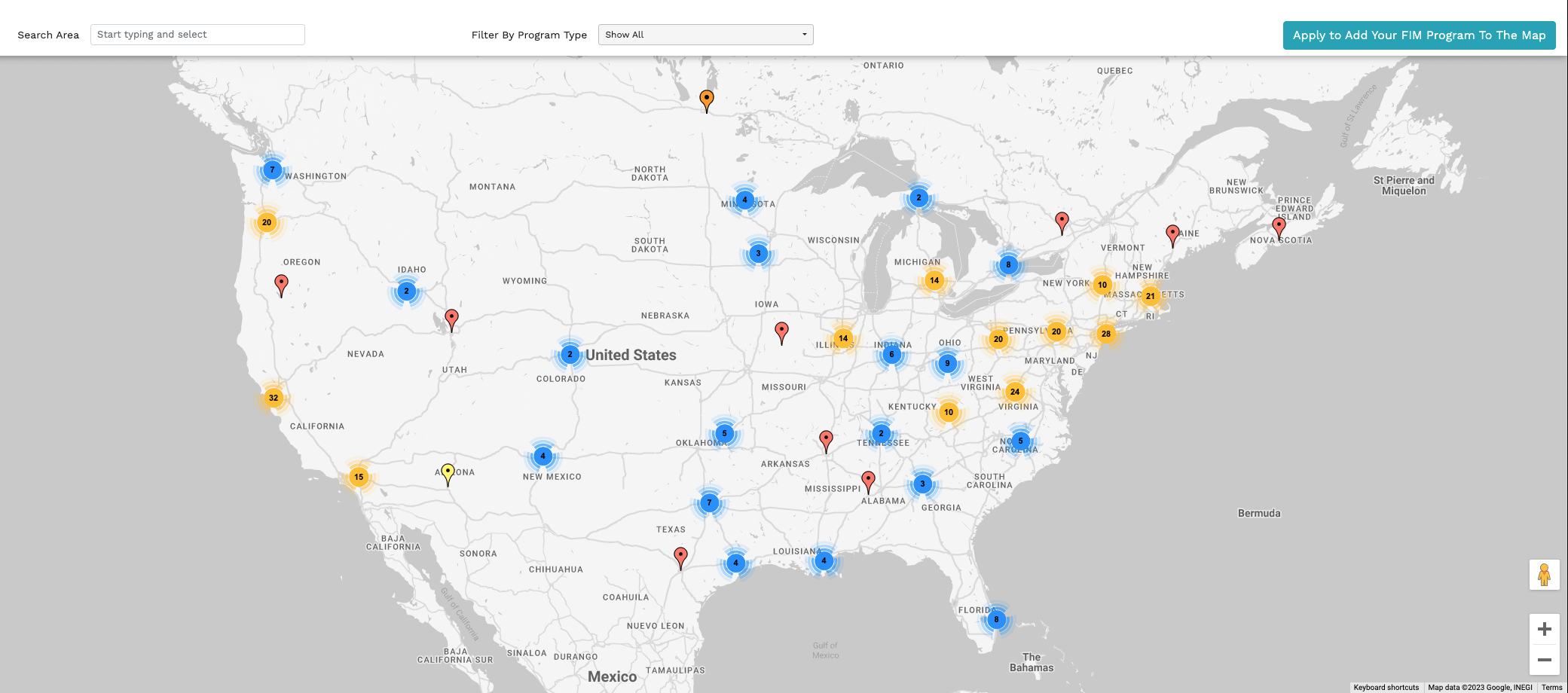 Interactive Map of Food is Medicine Programs in the US