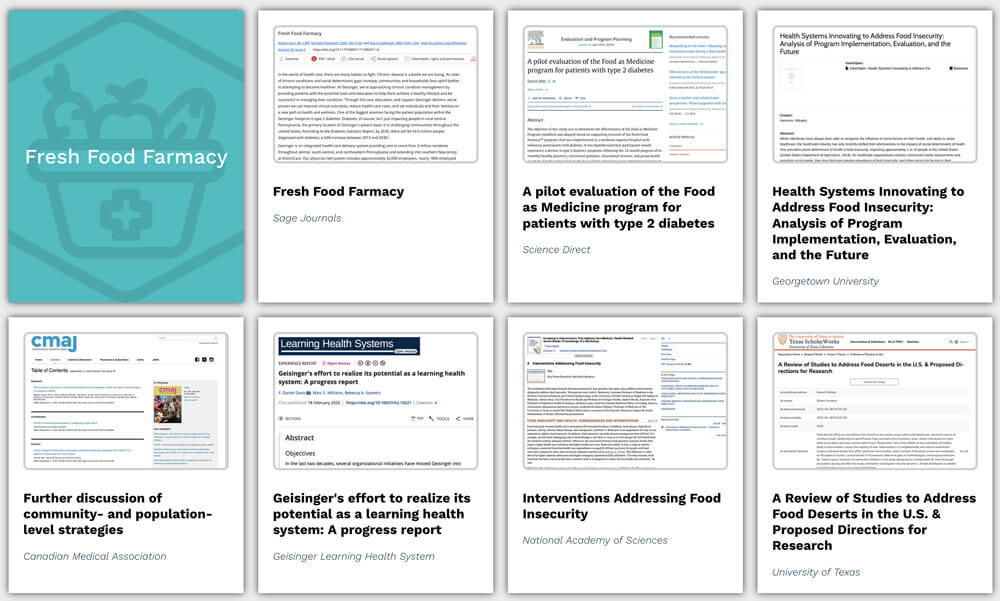 Food is Medicine Research